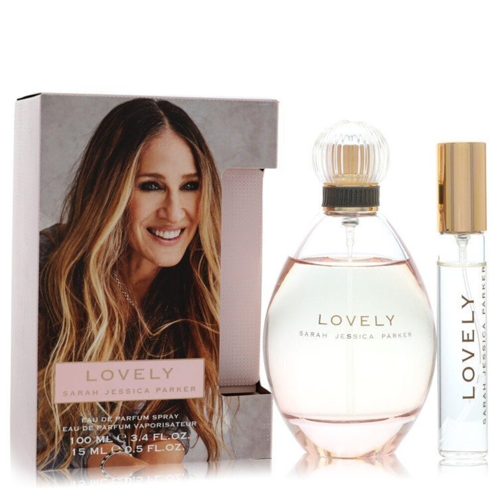Lovely by Sarah Jessica Parker Eau De Parfum Spray + 1/2 oz Travel EDP Spray 3.4